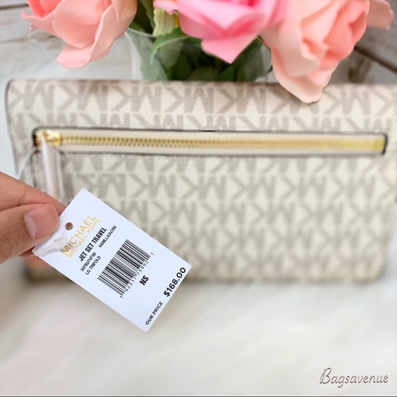 Michael Kors large trifold jet set travel wallet - Picture 6 of 8